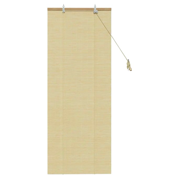 vidaXL - Rolgordijn - Naturel - 50 - x - 160 - cm - Bamboe
