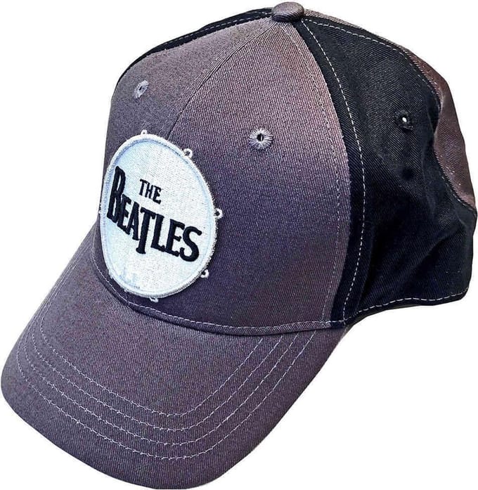 The Beatles - Drum Logo Baseball pet - Grijs/Zwart
