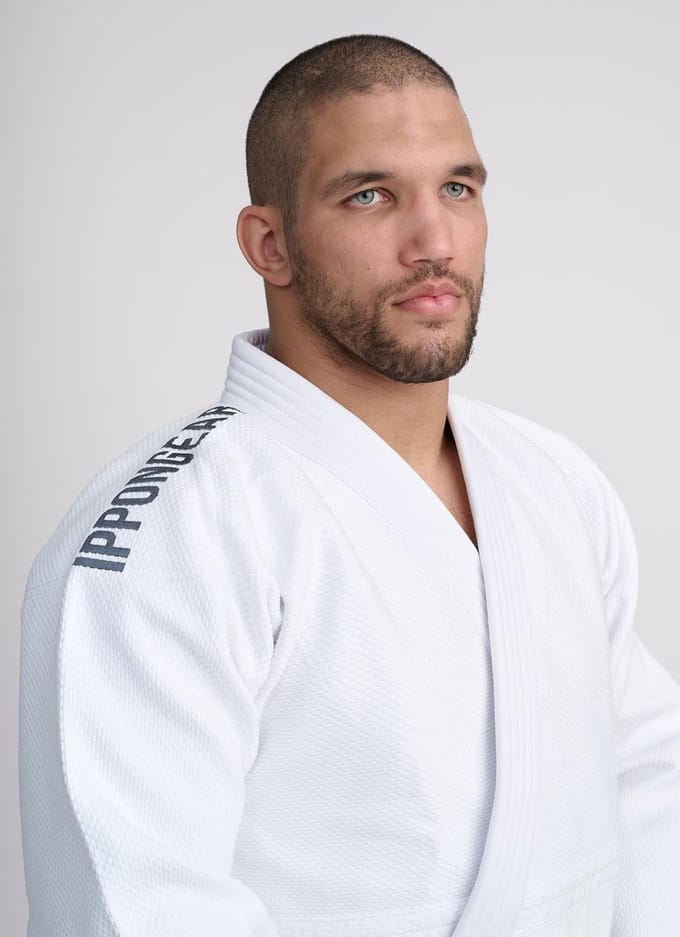 Ippon Gear Fighter 2 Witte jas regular (Maat: 165)