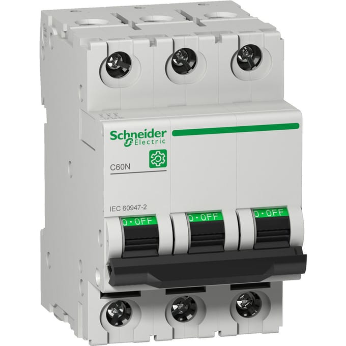 Schneider Multi9 C60N 3P 6A C-Curve MCB Aardlekschakelaar - M9F11306