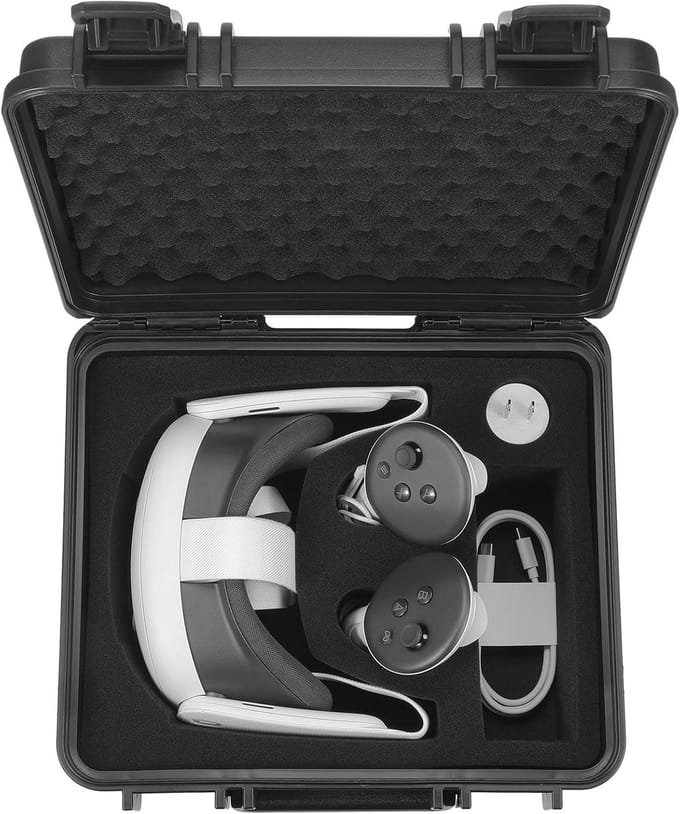 Harde draagtas compatibel met VR-headset - Waterdichte reistas voor controller en accessoires