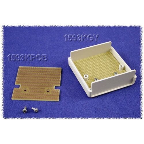 Hammond Electronics 1593LPCB Printplaat Epoxide (l x b) 82 mm x 56 mm Inhoud 1 stuk(s)