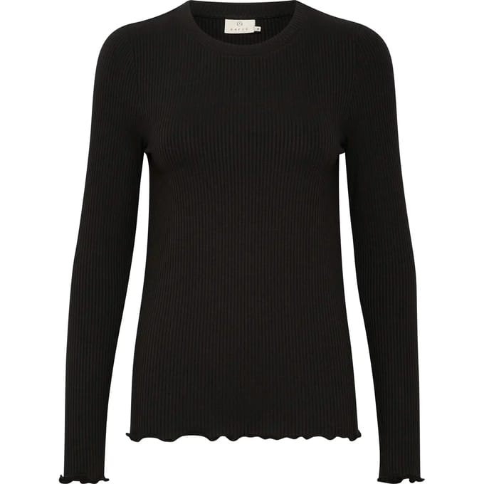 Dames-T-shirt met lange mouwen KAFFE Drew