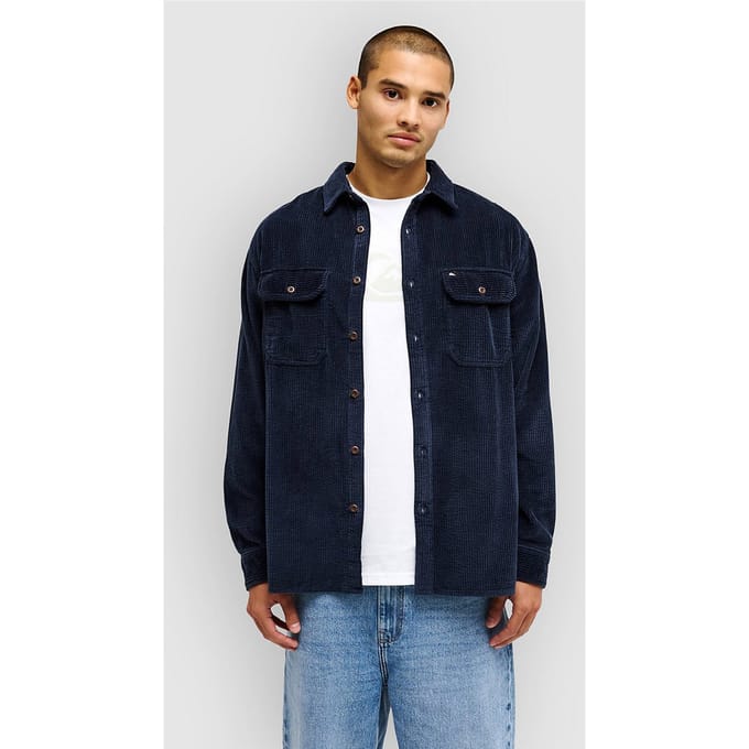 Quiksilver Venture Cord Shirt blauw
