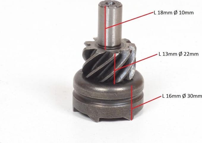 Rocher noix de kick RSM pour Scooter Gilera 50 Runner Avant 2020 Neuf