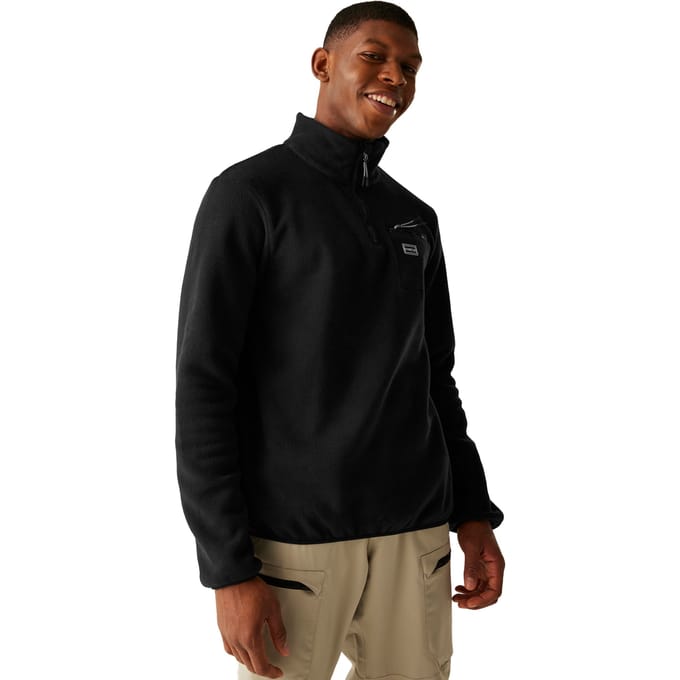 Dare 2B Heren Affinity Mountain Fleece Top (Zwart)