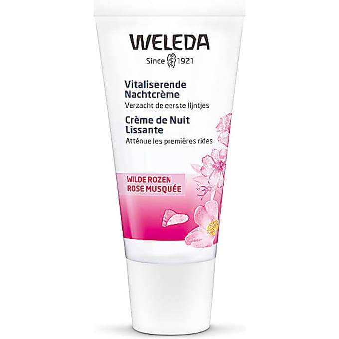 Weleda Rosa Mosqueta Vitaliserende Nachtcreme eerste lijntjes