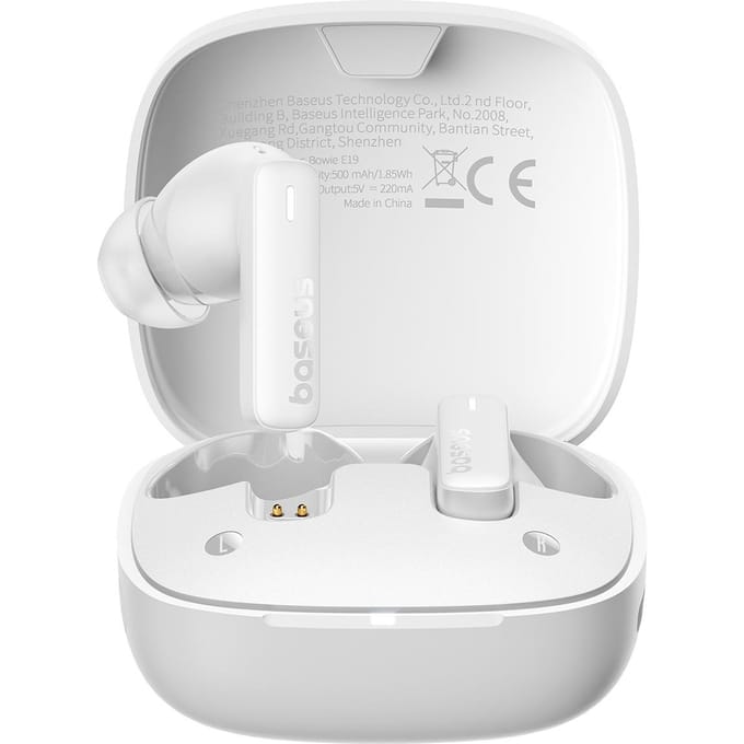 Baseus Bowie E19 TWS Serie - Draadloze Oordopjes - USB-C - Waterbestendig