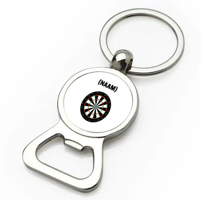 Akyol - darten met eigen naam flesopener - Dartbord - darter - sport - 9 bij 3 cm