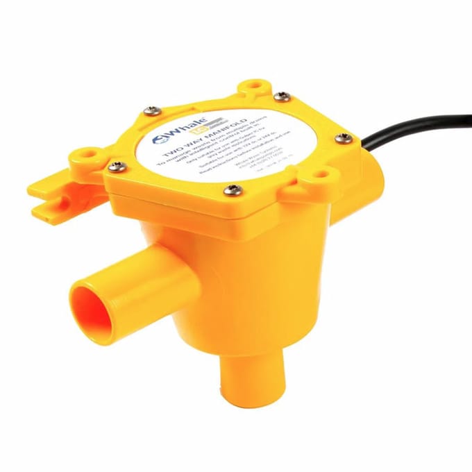 Whale WM2584B IC Afvalverdeler voor Gulper pomp met 1" Aansluiting en 4 meter Kabel