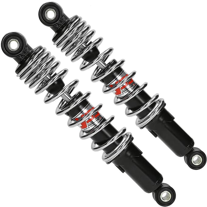 Schokbrekerset YSS High Performance Pro X Citta, Puch Maxi, Tomos 280mm zwart / chroom