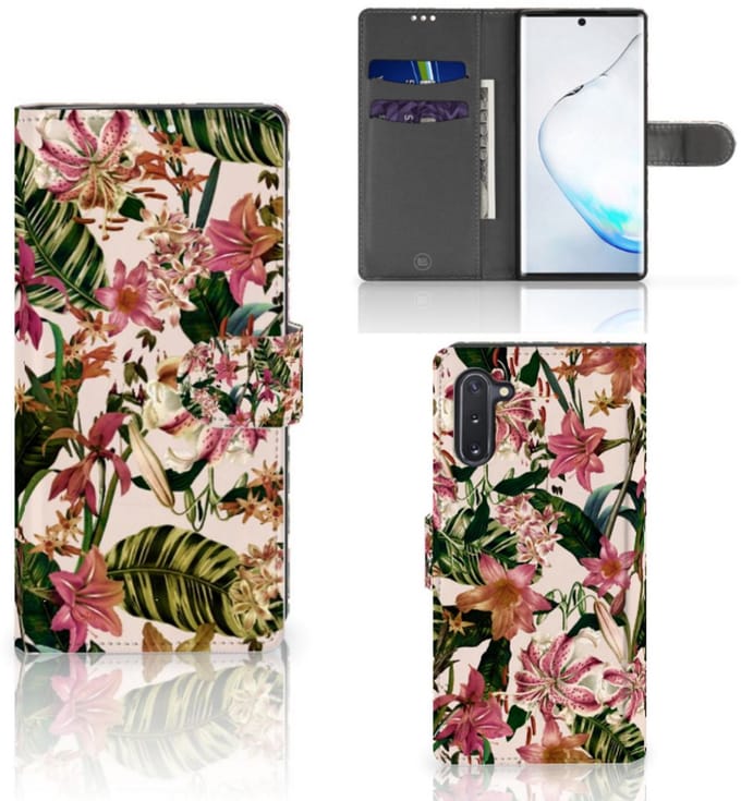 Samsung Galaxy Note 10 Hoesje Flowers