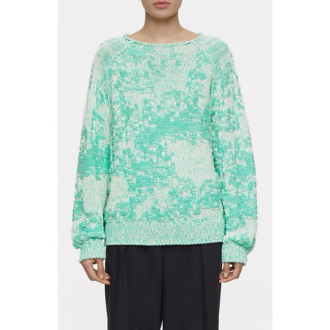 Closed Crew Neck Long Sleeve Knits Green Kick Taglia: S | Maglioni a maglia Outlet | Donna | Verde