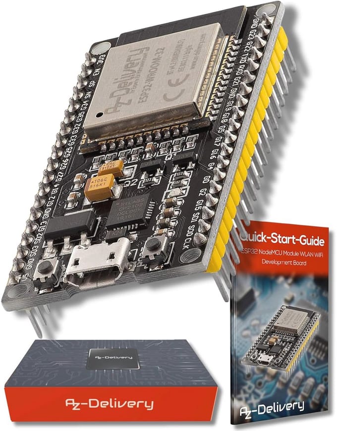 ESP32 NodeMCU WLAN WiFi Development Board - Geschikt voor Arduino met E-Book