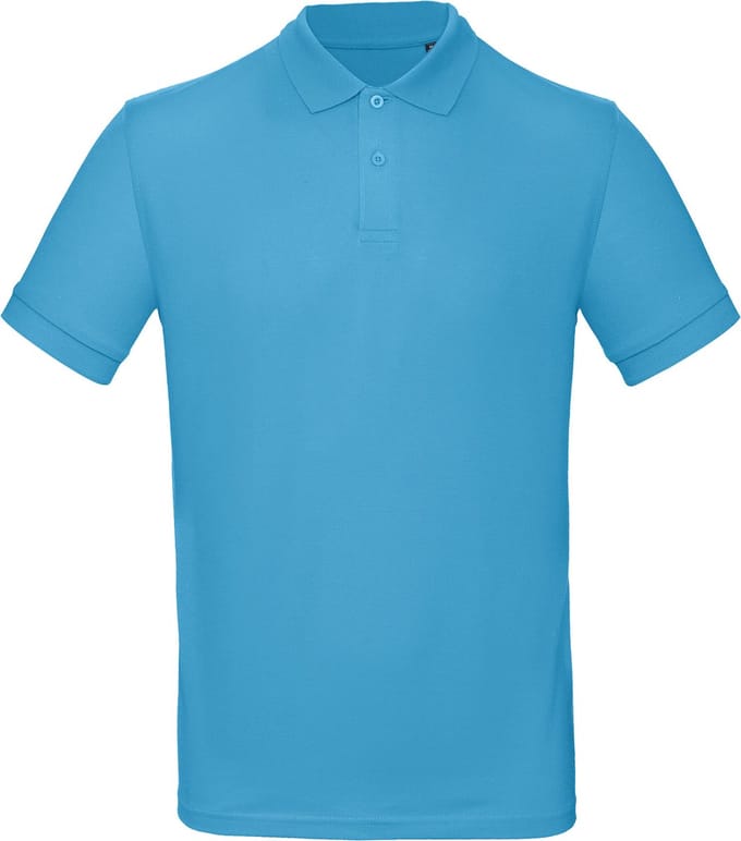 B&C Men's organic polo shirt CGPM430 - Very Turquoise - M