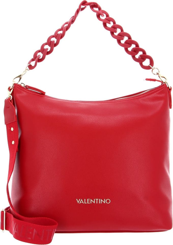 VALENTINO Schoudertas Whisky Hobo Bag Rosso Rood