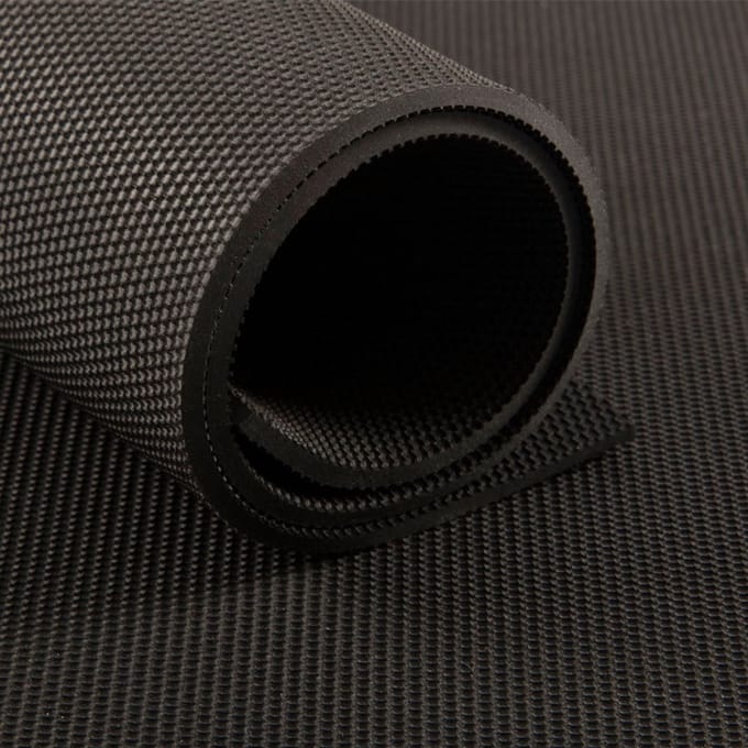 Rubbermat op rol - Rubber mat supergrip - Rubber loper - 2 x 1,6 meter - Dikte: 3mm - antislip