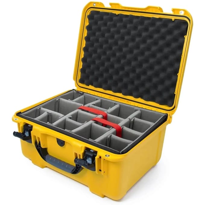 Nanuk 933 Case with padded divider - Yellow - Waterdichte koffer