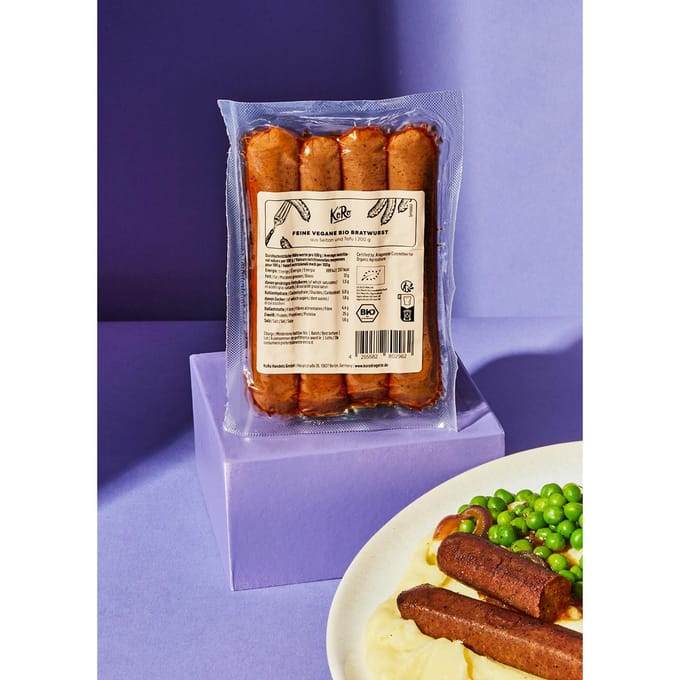 Bio vegan braadworst fijn 200 g