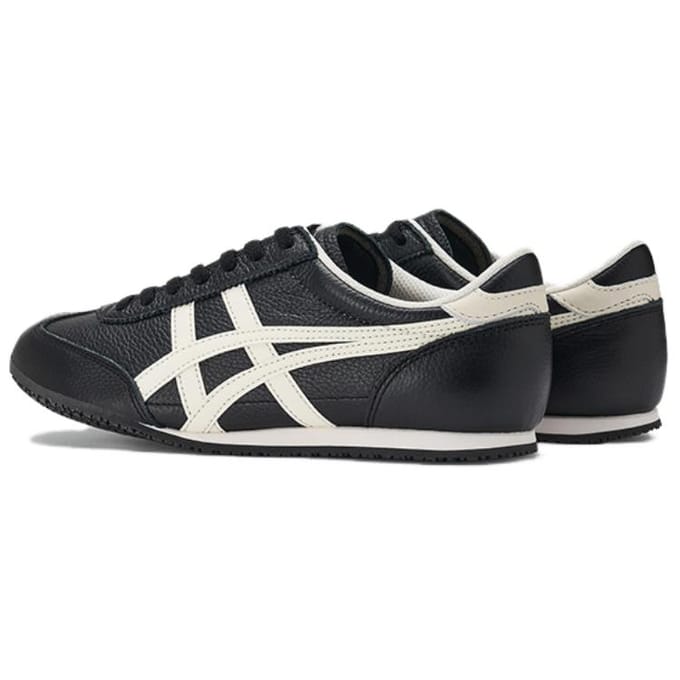 Onitsuka Tiger Machu Racer Chaussures Décontractées Confortables Polyvalentes Antidérapantes Durables Coupe Basse Baskets Unisexe Noir Blanc 1183B770-002 45 black