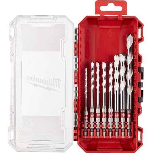 Milwaukee SHOCKWAVE MULTI MATERIAL boorset 8-delig 4 - 12 mm ( 4932493871 )