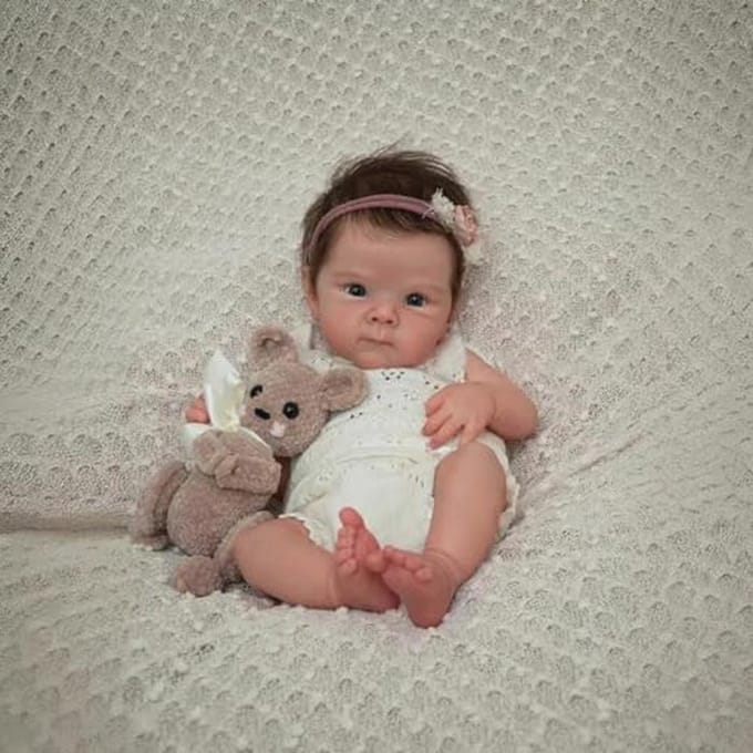 19 Inch Hand Geworteld Haar Anatomisch Correct Levensechte Reborn Babypop