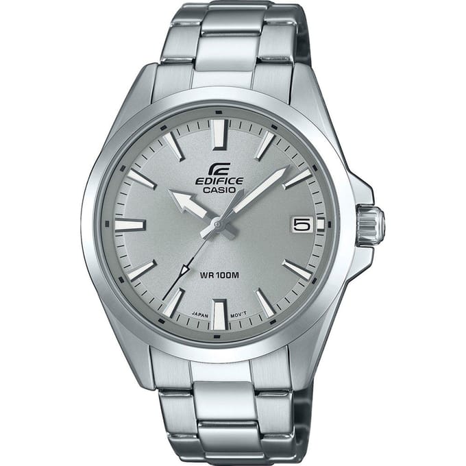 Casio Edifice Heren Zilveren Horloge EFV-100D-8AVUEF