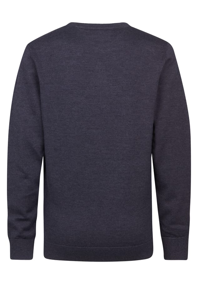 Petrol Industries - Jongens Gebreide Basic Trui Absaroka - Blauw - Maat 128