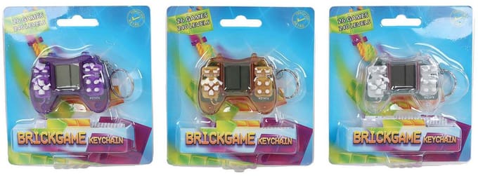Sleutelhanger controller met 26 spellen - mini game gadget speelgoed.