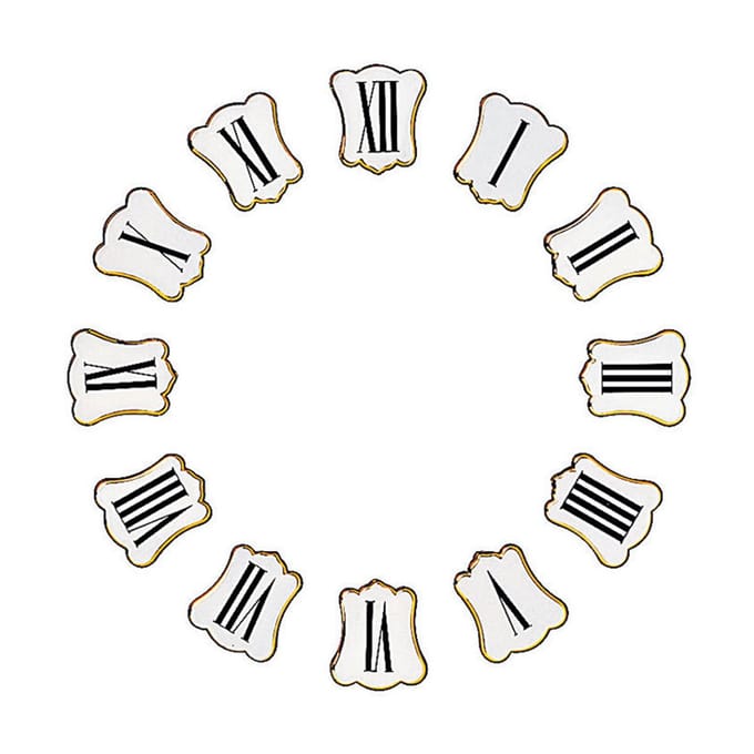 Set Romeinse cijfers, formaat 24 x 27 mm