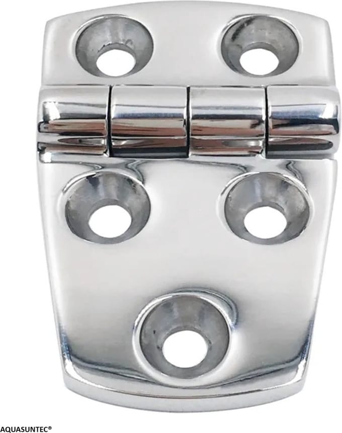 Set RVS Deurscharnieren | 57 x 38 mm | Set van 2 Stuks