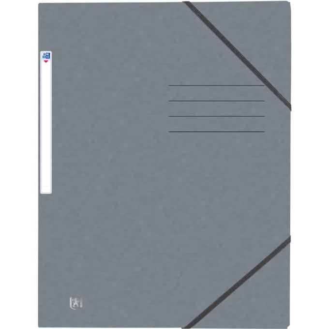 Elastomap Oxford Top File+ A4 grijs