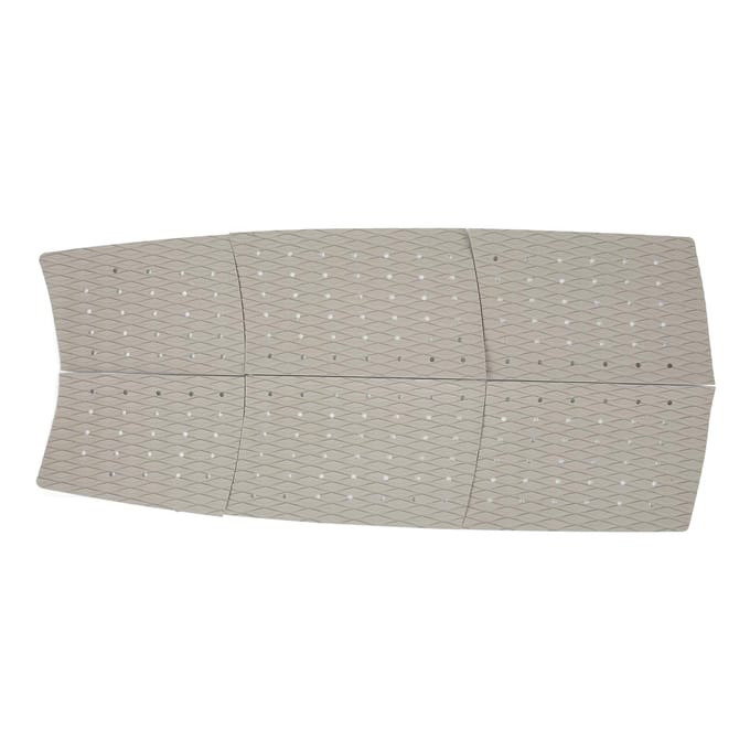6 Stuks Surfplank Pad Tractie Pad Antislip EVA Surf Accessoires Grijs voor Skimboard Skateboard beige