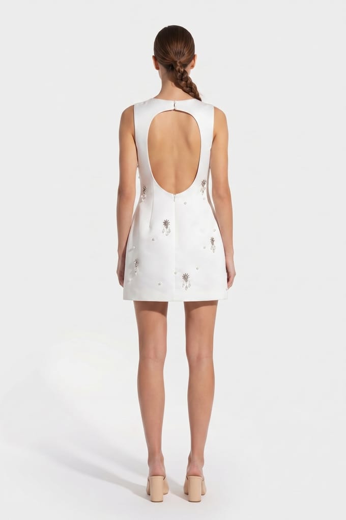 Odd Muse Satin Crystal Mini Dress Taglia: S | Abiti Mini Outlet | Donna