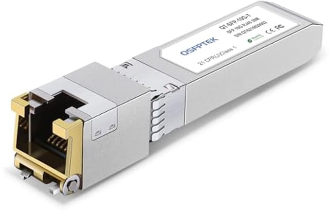 10GBASE-T SFP+ Copper RJ45 Module Transceiver tot 30m voor Open Switches