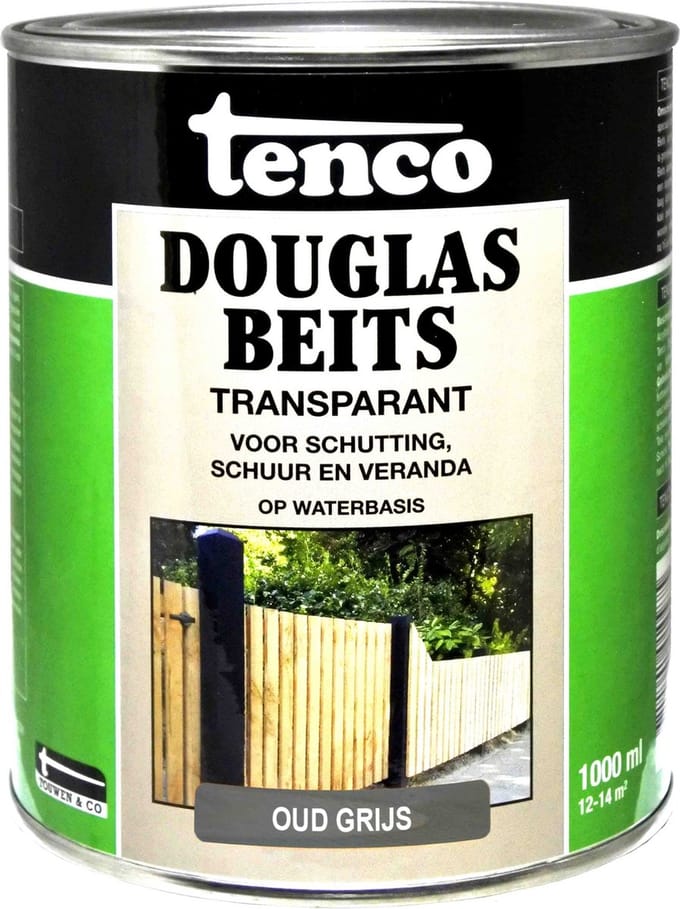 Tenco Beits Douglas Transparant Oud-grijs 1l