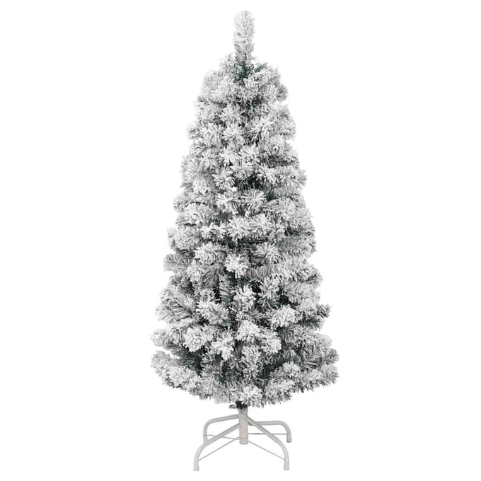 vidaXL - Kunstkerstboom - met - scharnieren - en - sneeuw - 150 - cm