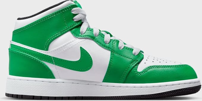 Air Jordan 1 Mid Lucky Green