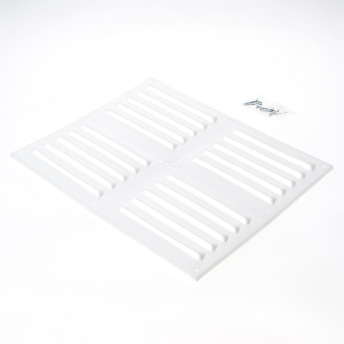 Weckx Schoepenrooster kunststof wit 30 x 25cm (Prijs per stuk)
