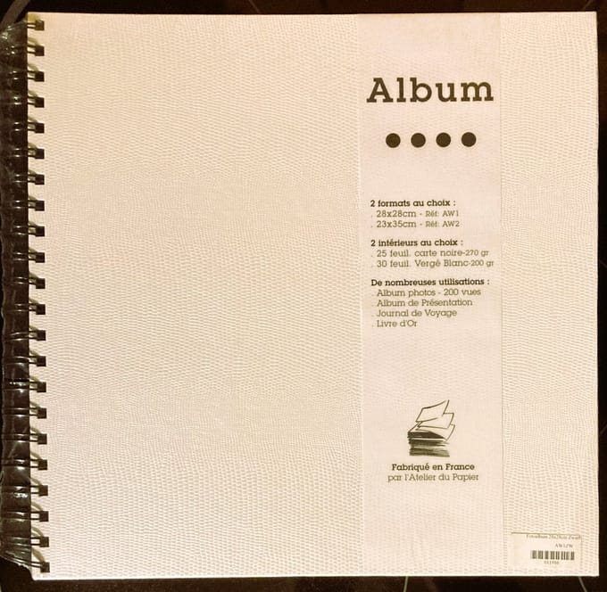 Atelier du Papier - Album - wit - 30 vellen