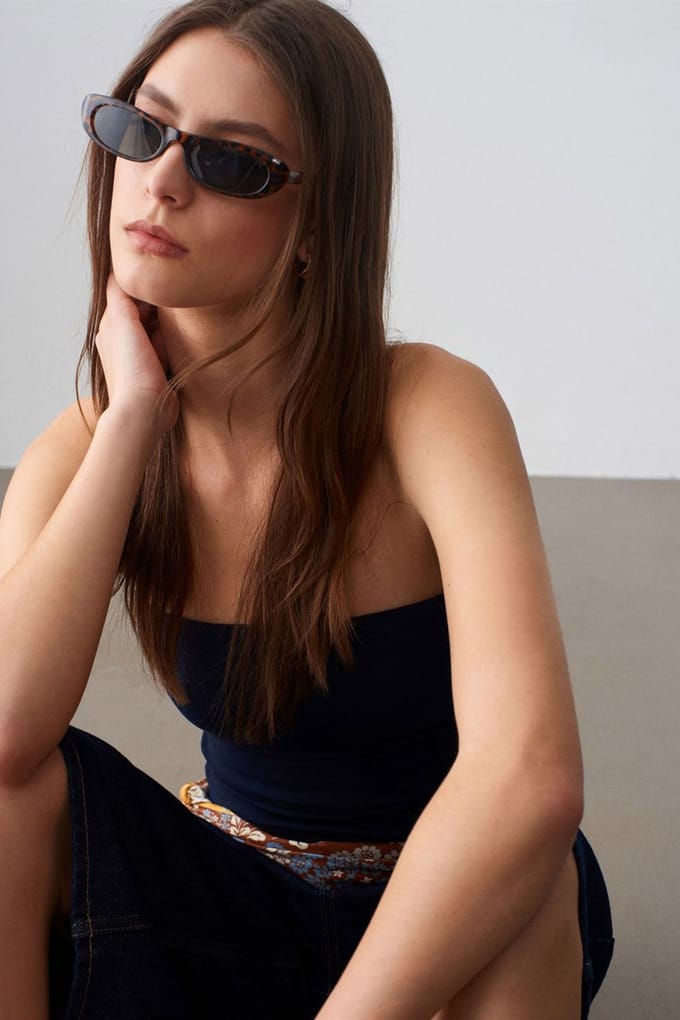 Strapless Bodycon Bandeau Blouse