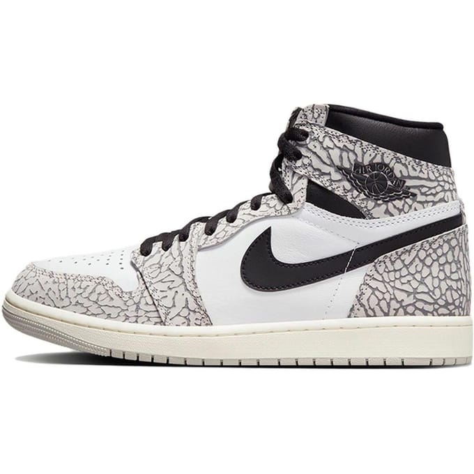 Air Jordan 1 Retro High OG White Cement - DZ5485-052 - Maat 46 - WIT - Schoenen