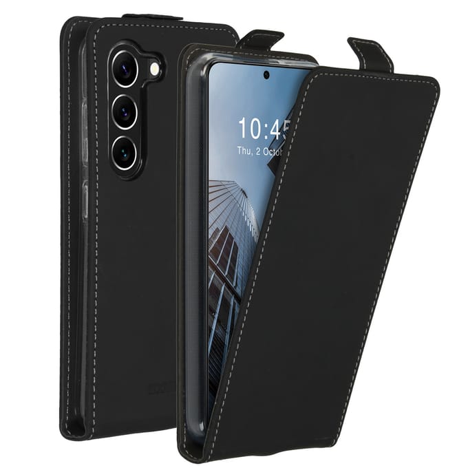Accezz Hoesje - Geschikt voor Samsung Galaxy S23 - Flipcase - Zwart