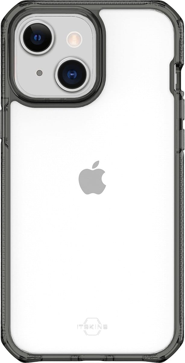 ITSKINS Supreme Clear Apple iPhone 13 Hoesje Transparant/Zwart