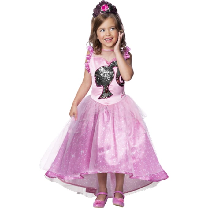 Barbie Princess Verkleedkleding - jurk 5-6 Jaar.