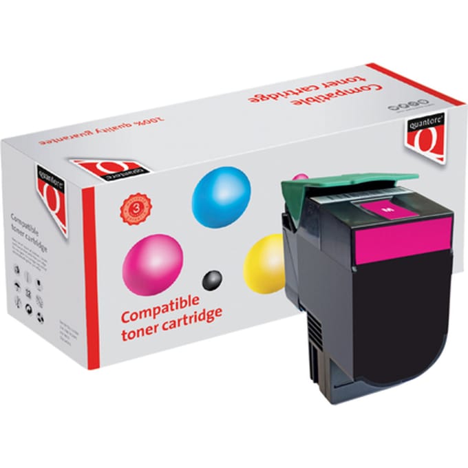 Tonercartridge Quantore alternatief tbv Lexmark C544X2MG rood