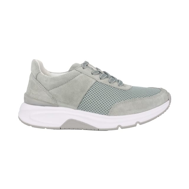 Gabor rollingsoft sensitive 46.897.41 - dames rollende wandelsneaker - Groen - maat 37 (EU) 4 (UK)