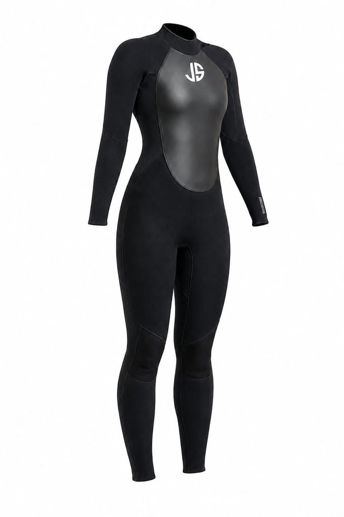 JS - TARIFA II Dames Full Wetsuit 3/2 FL - Wetsuit - Surf - Sup - Zeilen - 10 UK - maat 36