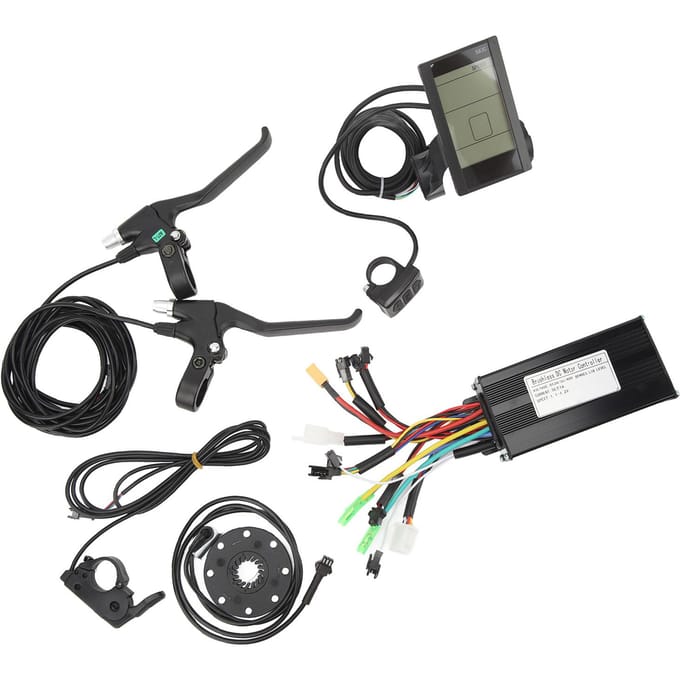 26A DC 24V 36V 48V Controller met S830 Paneel Duimgas Krachtsensor Krachtremhendel gray