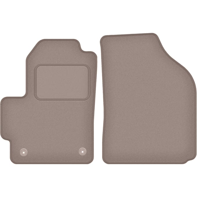 Beige voormatten voor: Chevrolet Matiz hatchback (2004-2009)